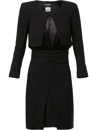 Chanel Pre-Owned bolero thigh-length dress black P36763W04380 - Farfetch