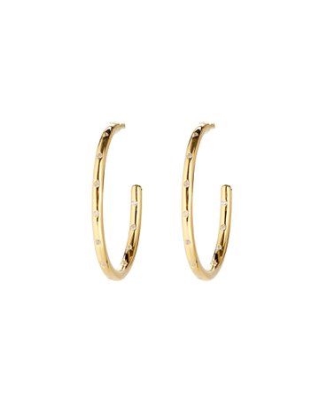 Ela Rae Crystal-Embellished Mini Hoop Earrings | INTERMIX®