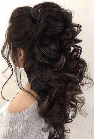 long updo hairstyle