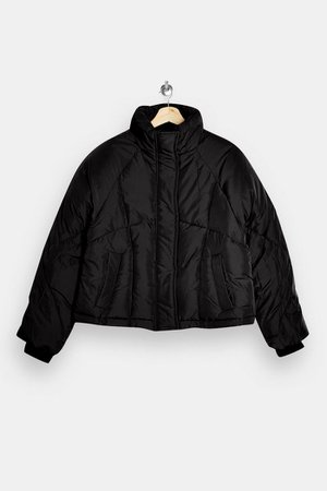 Black Padded Puffer Jacket | Topshop
