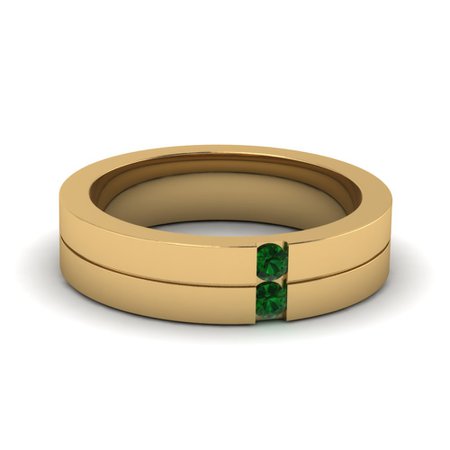 men emerald wedding ring - Google Search