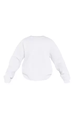 White Ultimate Oversized Sweatshirt | PrettyLittleThing USA