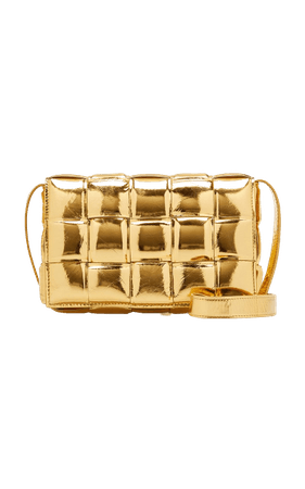 Bottega Veneta - The Padded Cassette Metallic Leather Bag