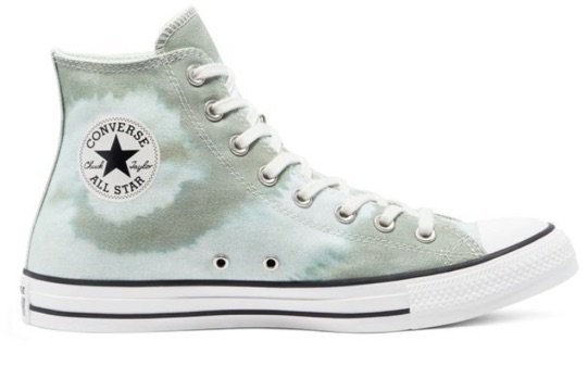 sage green ty dy converse