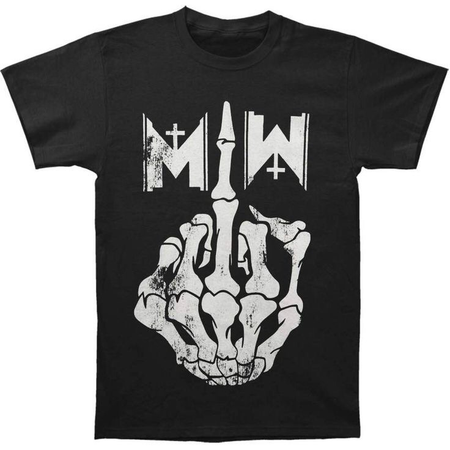 MIW middle finger band tee