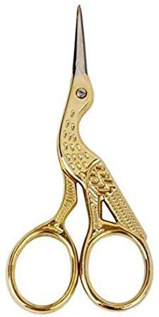 Amazon.com: Scissors Embroidery Stork Vintage Scissors Bird Shears Gold Sewing Craft Scissors for Embroidery Thread Needlework, Quilting by Elite Point