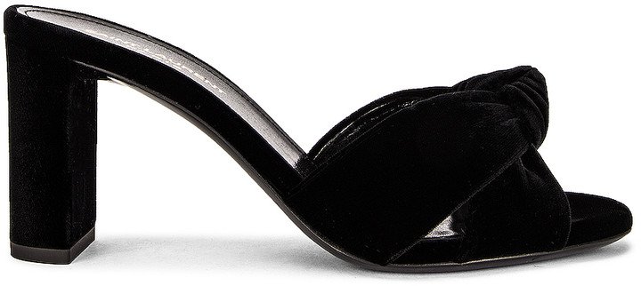 Loulou Mule Sandals in Nero | FWRD