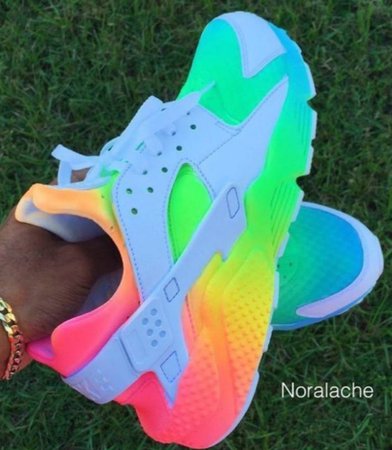 neon shoes