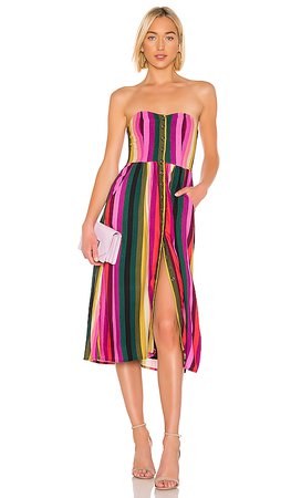 LPA Luisa Dress in Multi Colored Stripe | REVOLVE
