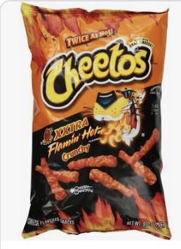 xxtra hot Cheetos