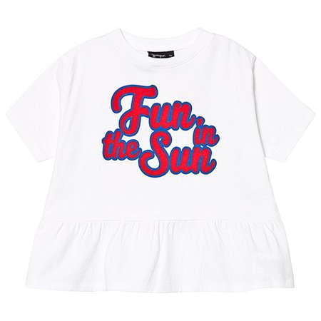 Yporqué White Fun In The Sun T-Shirt | AlexandAlexa
