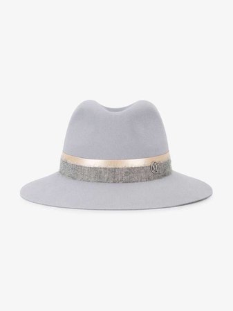 Maison Michel Grey Henrietta Fedora Hat | Hats | Browns