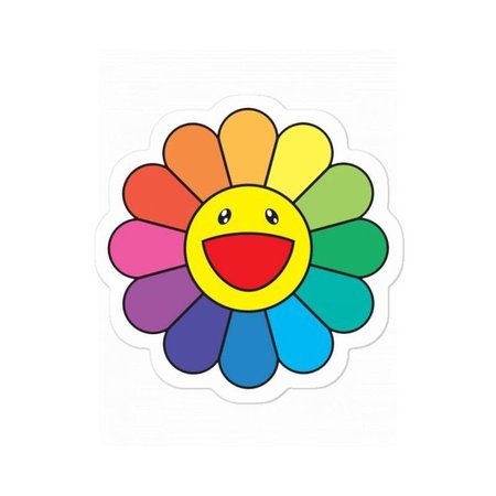 rainbow flower