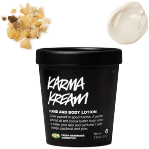 Lush Karma Kream Cream - skin soothing hand & body lotion 225g NEW | eBay