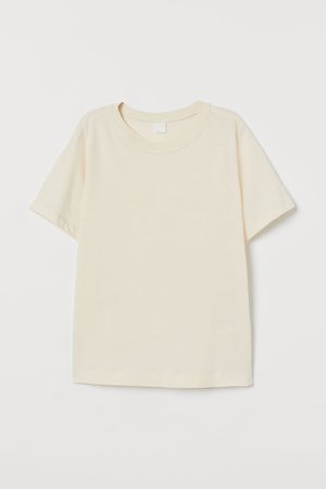 Cotton T-shirt - Yellow