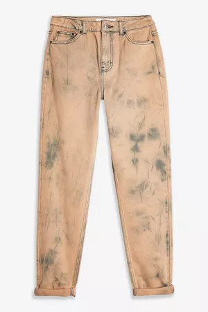 Rust Tie Dye Mom Jeans | Topshop