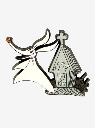 Loungefly The Nightmare Before Christmas Zero Doghouse Enamel Pin