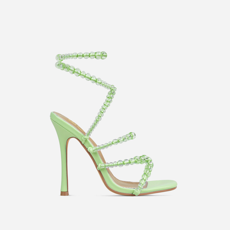 Lime bead heels