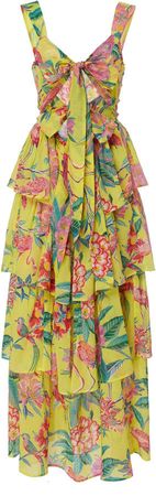 Aster Cotton Voile Tropical Dress