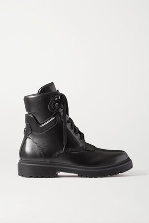 Patty Leather Ankle Boots - Black
