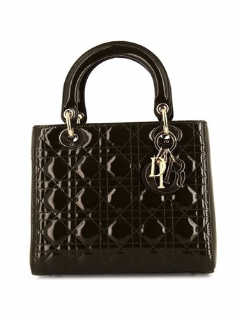Christian Dior pre-owned medium Lady Dior 2way bag - FARFETCH