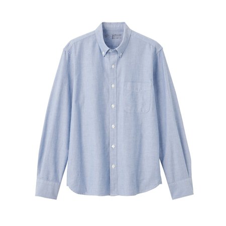 Men Organic Cotton Washed Button Down Shirt