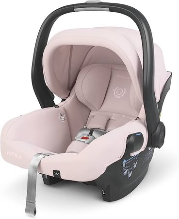 Amazon.com : MESA V2 Infant Car Seat- Alice (Dusty Pink) + Base for MESA/MESA V2 : Baby