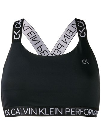 Calvin Klein Underwear Logo Band medium-support Bra - Farfetch