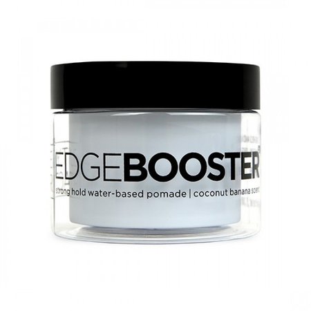 Style Factor Edge Booster Strong Hold Water-Based Pomade - Coconut Banana 3.38 oz - Professional Barber & Salon Supplies