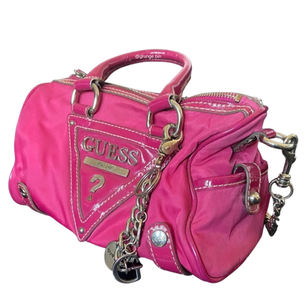 vintage y2k guess pink bag MySpace
