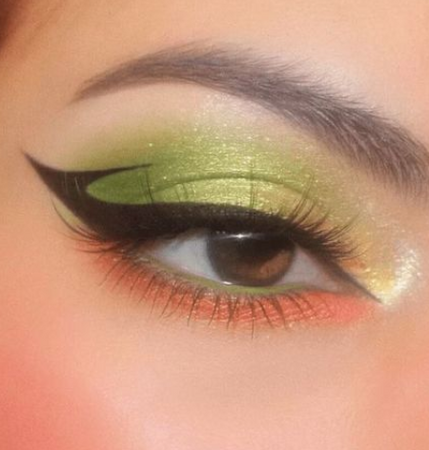makeup / green makeup / vvviii