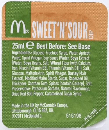 McDonald’s sweet’n’sour dip