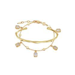 Gold Molten Rock Bracelet Set | 18ct Gold Vermeil | Missoma | Missoma Limited