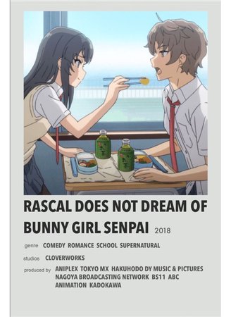 Rascal Does Not Dream Of Bunny Girl Senpai