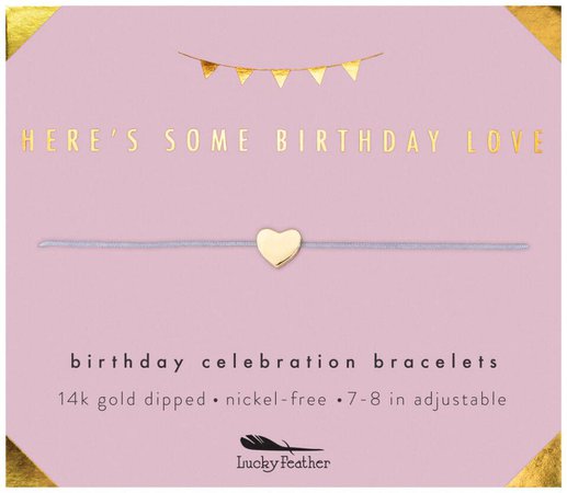 Birthday Love Self-Pull Bracelet | francesca's