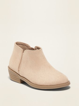 Faux-Suede Ankle Boots for Toddler Girls | Old Navy