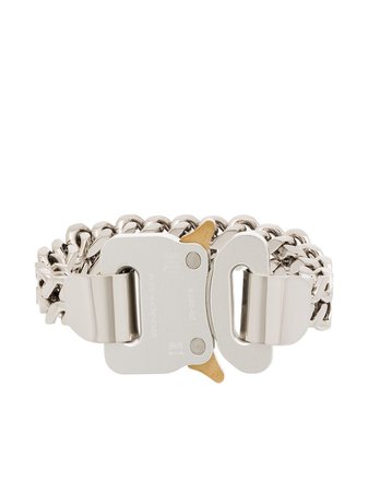 Shop silver 1017 ALYX 9SM Rollercoaster chain bracelet with Express Delivery - Farfetch
