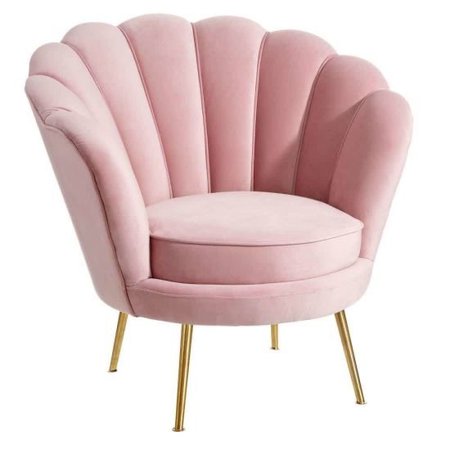pink shell chair furniture