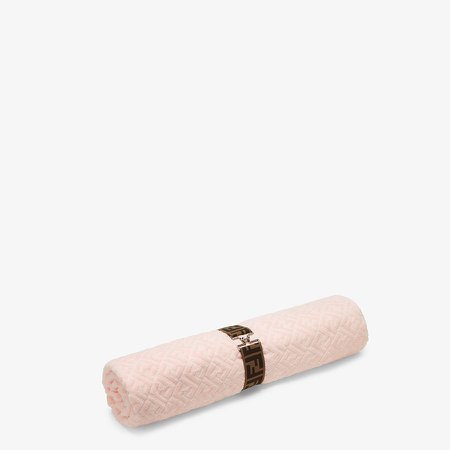 Pink cotton beach towel - BEACH TOWEL | Fendi