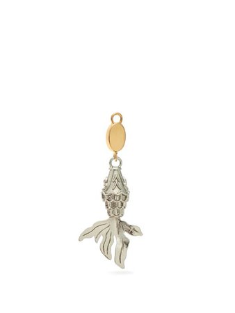 Gold-plated fish charm | Hillier Bartley | MATCHESFASHION.COM FR