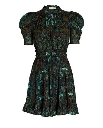 Ulla Johnson Ada Puff-Sleeve Mini Dress In Multi | INTERMIX®