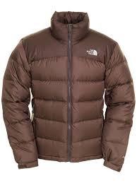 north face brown puffer jacket