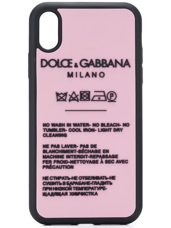 Dolce & Gabbana Appliqué Iphone Xr Case BI2514AK436 Pink | Farfetch