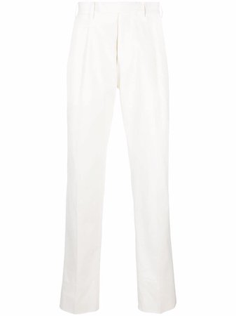 Zegna pressed-crease Tailored Trousers - Farfetch