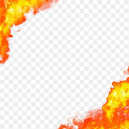 Png orange fire burning transparent border | Free stock illustration | High Resolution graphic
