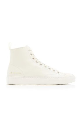 Tournament Leather High-Top Sneakers By Common Projects | Moda Operandi