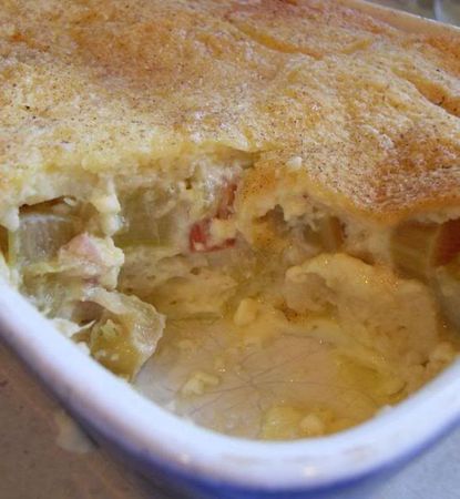 Rhubarb Bread and Butter Pudding | The English Kitchen