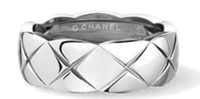 silver chanel ring