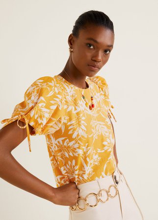 Floral print blouse - Woman | MNG Australia