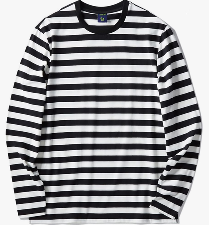 striped shirt (black & white)